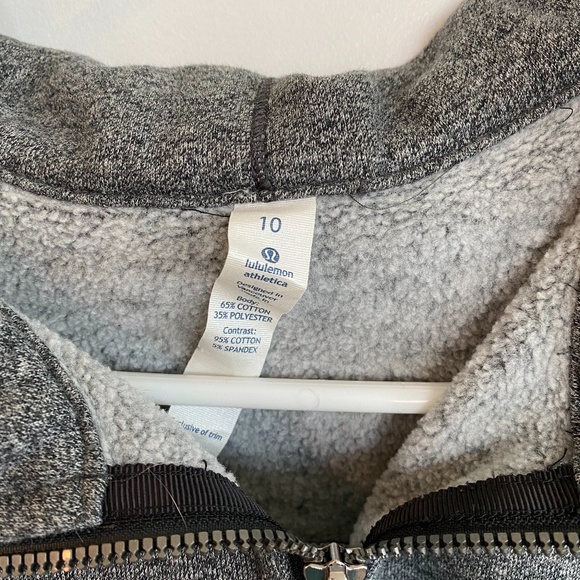 Lululemon grey sweatshirt, size 10! - Picture 2 of 3